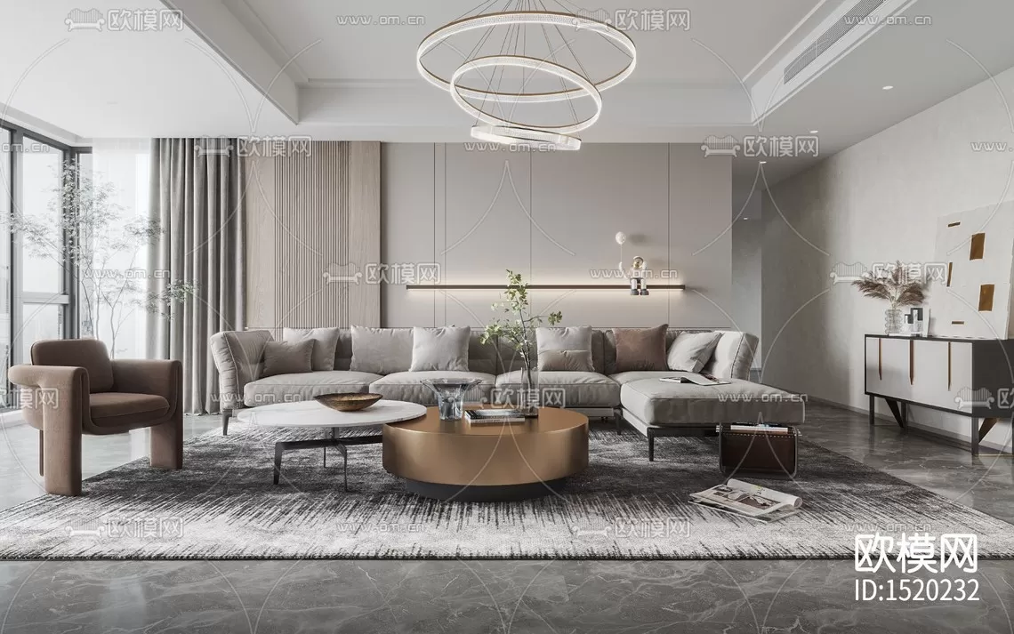 Living Room 3D Scenes – 0881 Living Room 3D Scenes – 0881