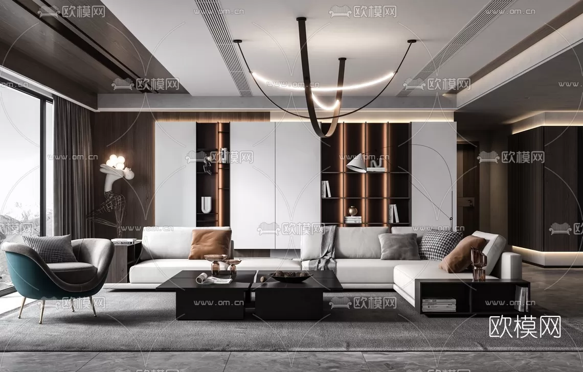 Living Room 3D Scenes – 0883 Living Room 3D Scenes – 0883