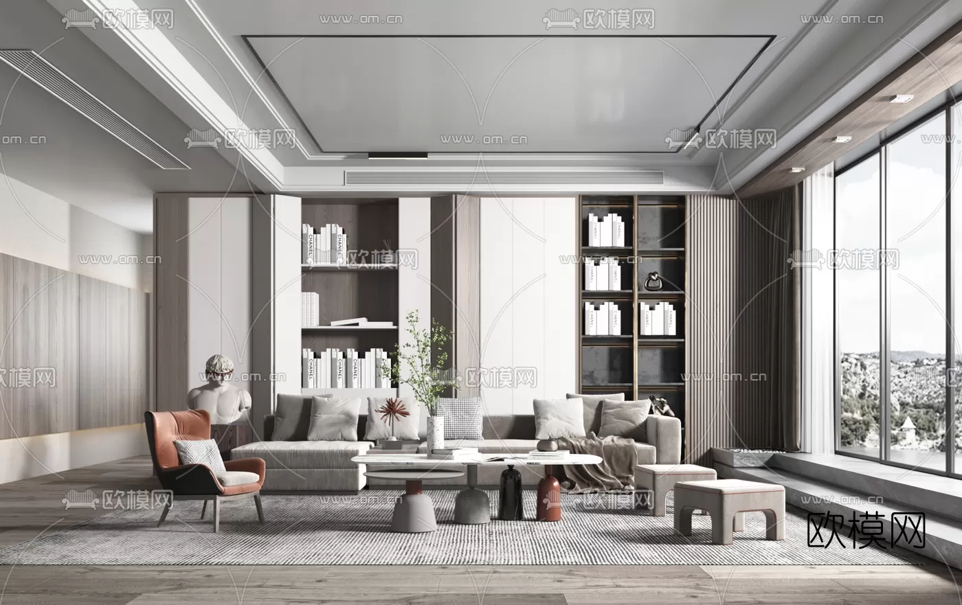 Living Room 3D Scenes – 0884 Living Room 3D Scenes – 0884