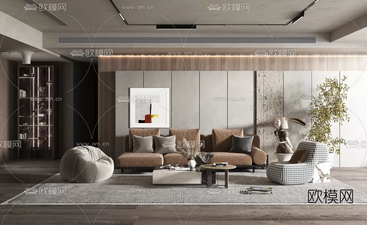 Living Room 3D Scenes – 0886 Living Room 3D Scenes – 0886