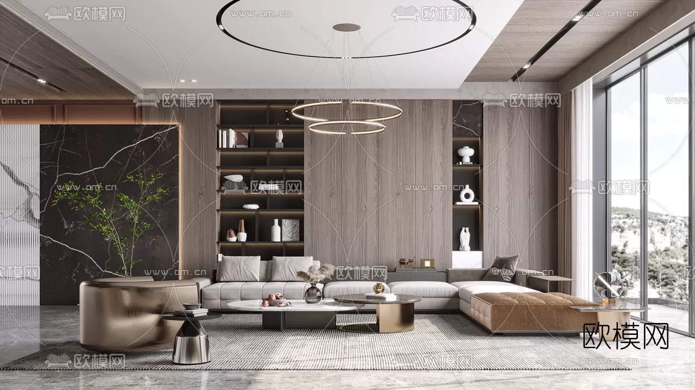 Living Room 3D Scenes – 0887 Living Room 3D Scenes – 0887
