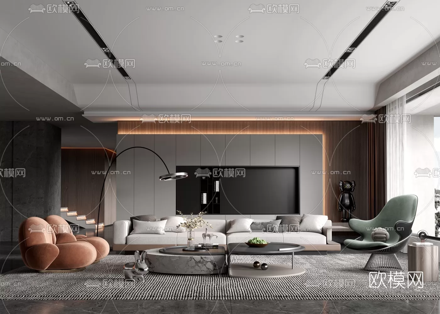 Living Room 3D Scenes – 0895 Living Room 3D Scenes – 0895