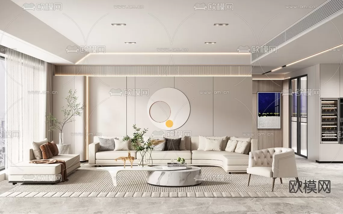 Living Room 3D Scenes – 0897 Living Room 3D Scenes – 0897