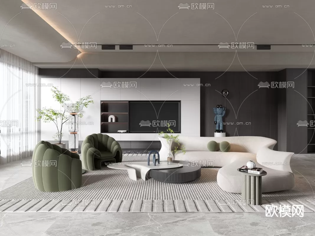 Living Room 3D Scenes – 0899 Living Room 3D Scenes – 0899