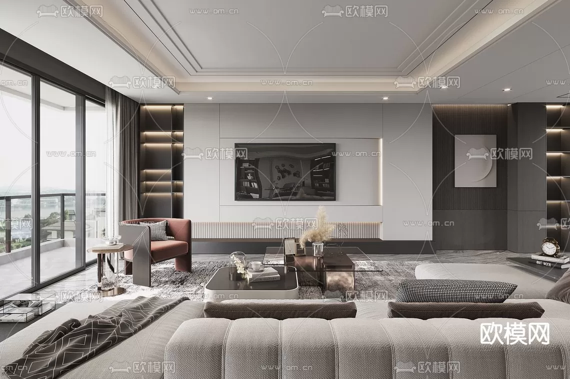 Living Room 3D Scenes – 0900 Living Room 3D Scenes – 0900