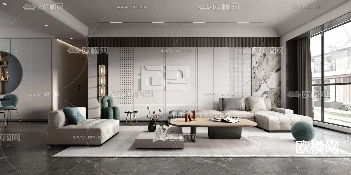 Living Room 3D Scenes – 0901 Living Room 3D Scenes – 0901