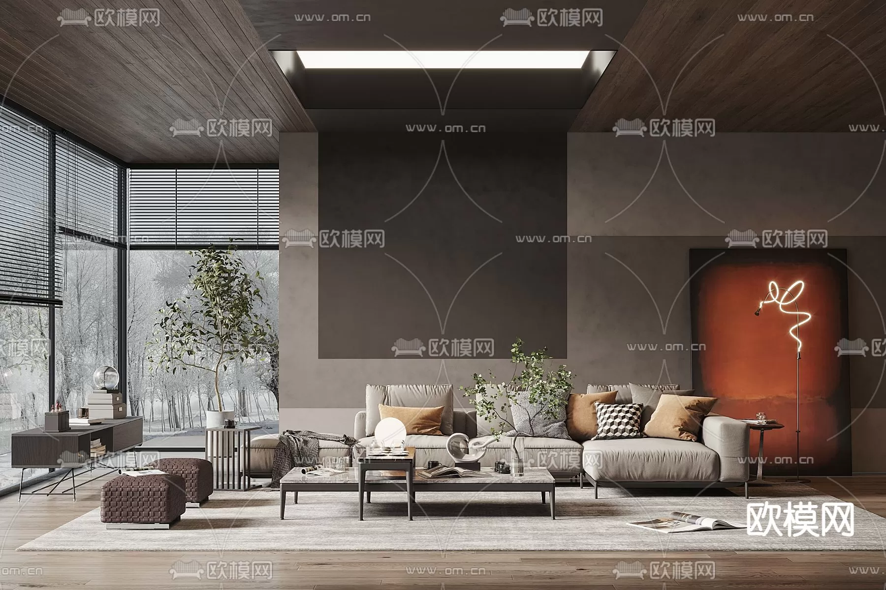 Living Room 3D Scenes – 0922 Living Room 3D Scenes – 0922