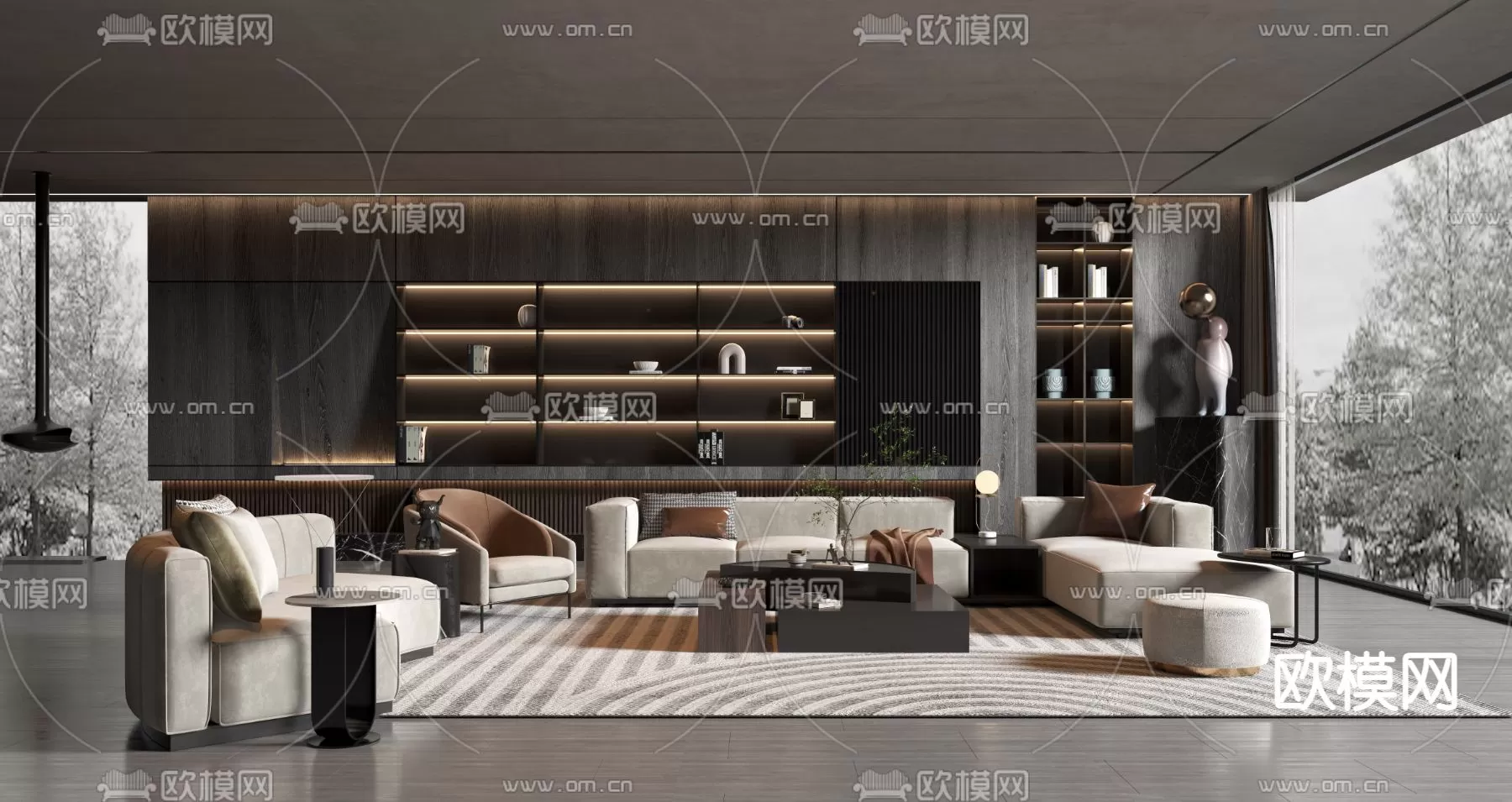 Living Room 3D Scenes – 0925 Living Room 3D Scenes – 0925