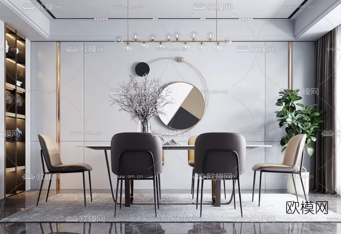 Dining Room 3D Scenes – 0930 Dining Room 3D Scenes – 0930