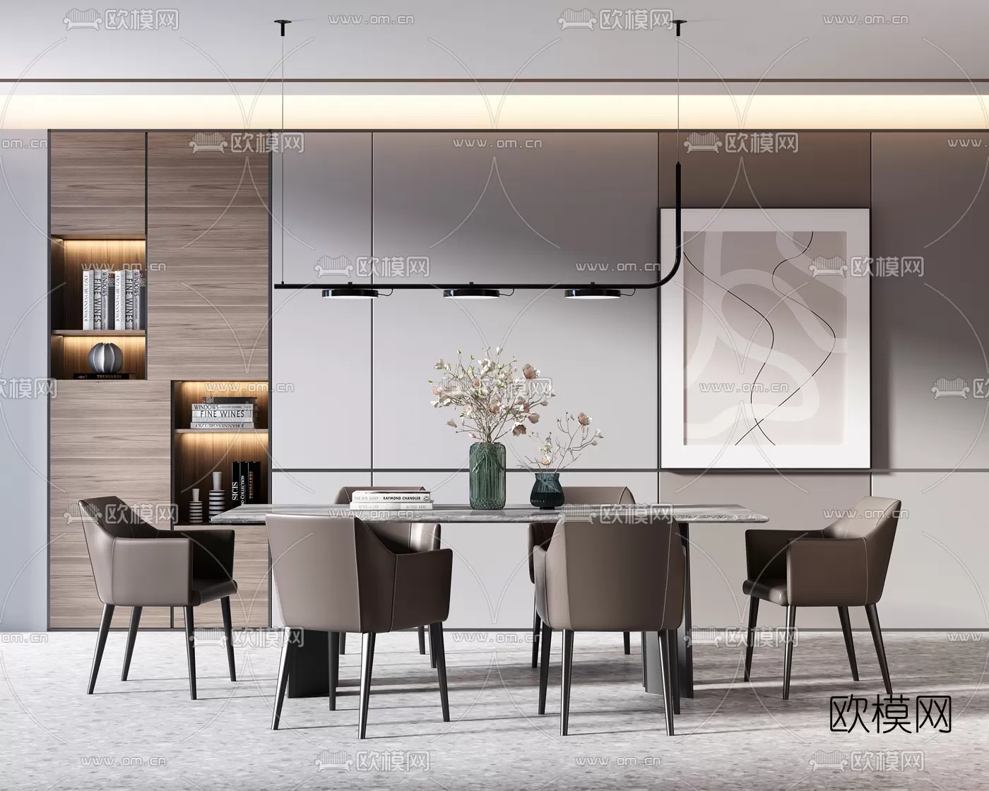Dining Room 3D Scenes – 0939 Dining Room 3D Scenes – 0939