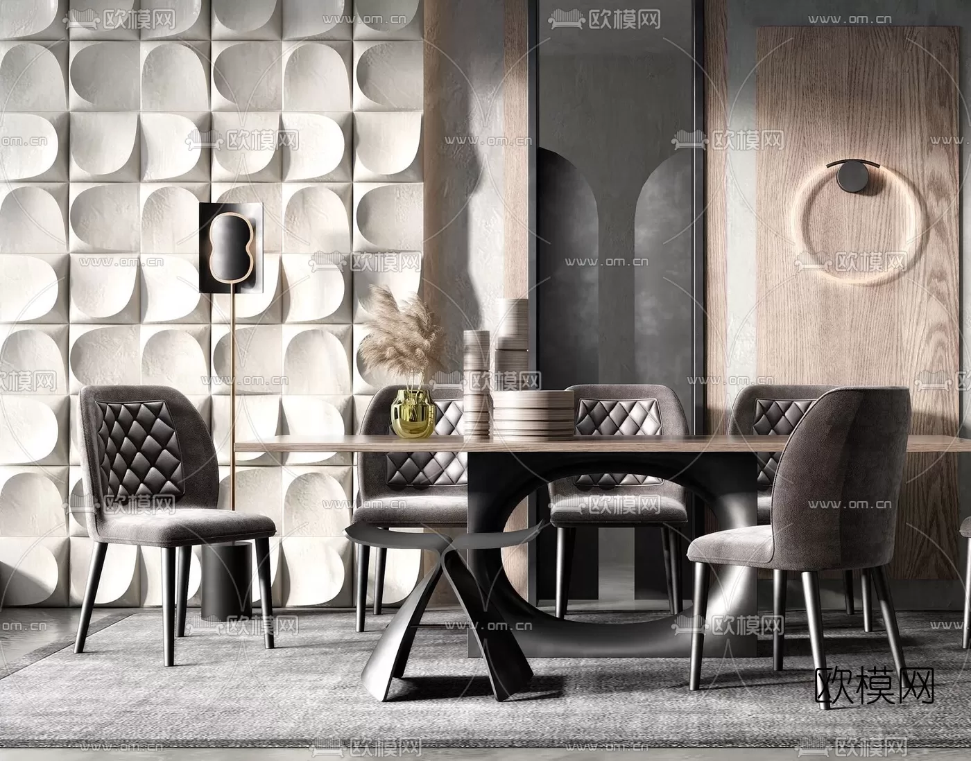 Dining Room 3D Scenes – 0957 Dining Room 3D Scenes – 0957