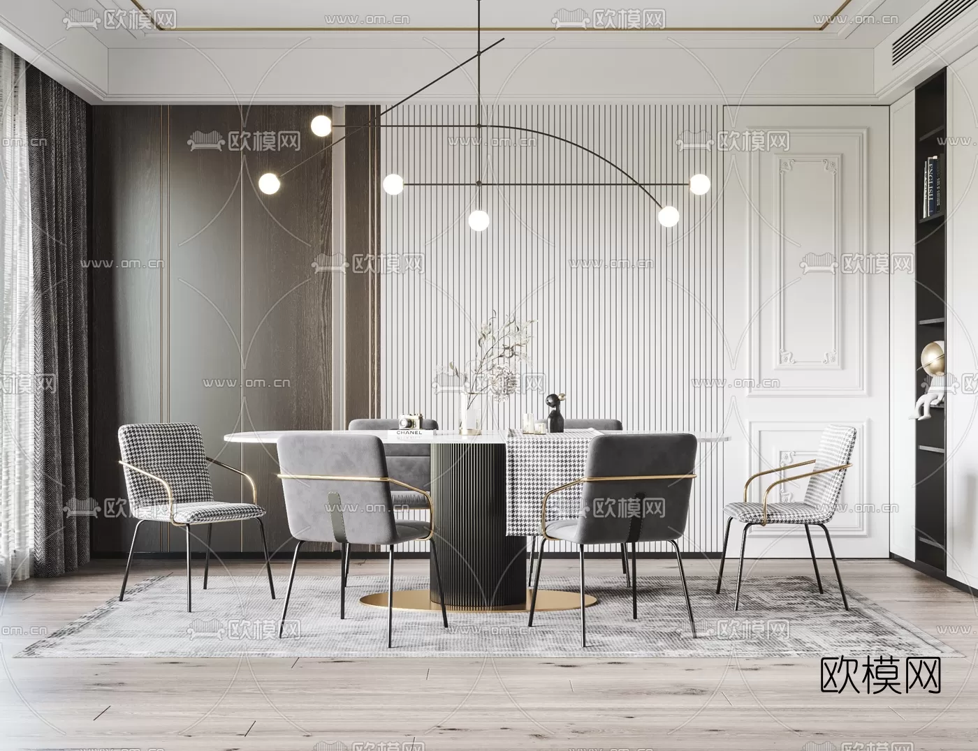 Dining Room 3D Scenes – 0979 Dining Room 3D Scenes – 0979