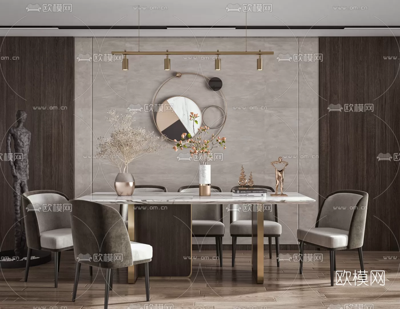 Dining Room 3D Scenes – 0986 Dining Room 3D Scenes – 0986