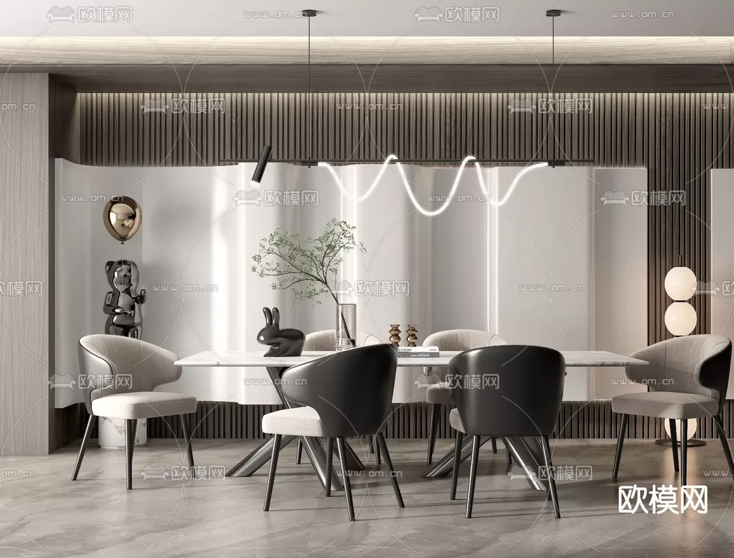 Dining Room 3D Scenes – 1005 Dining Room 3D Scenes – 1005