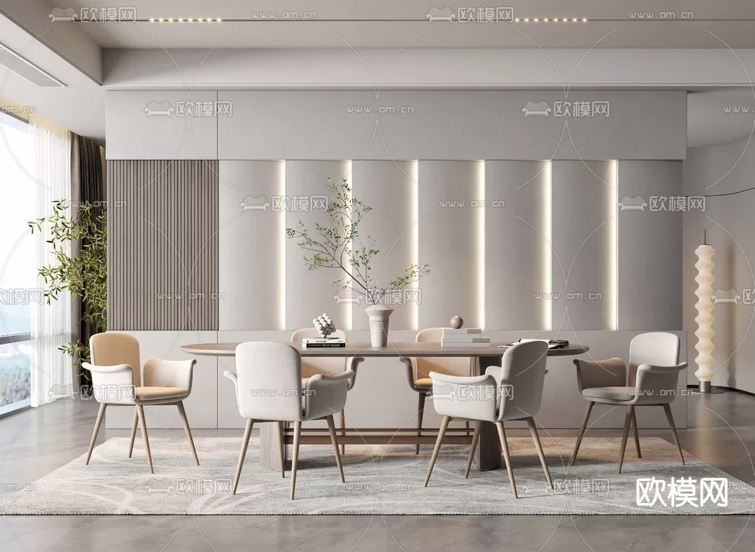 Dining Room 3D Scenes – 1006 Dining Room 3D Scenes – 1006