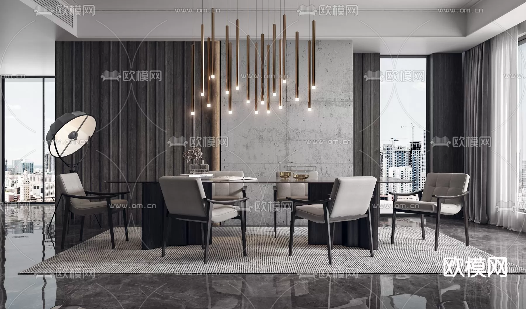 Dining Room 3D Scenes – 1013 Dining Room 3D Scenes – 1013