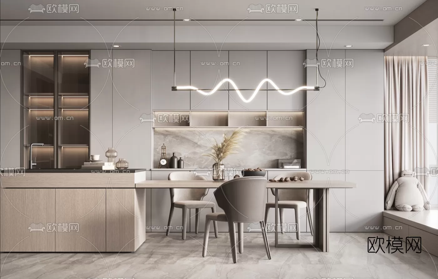 Kitchen 3D Scenes – 1020