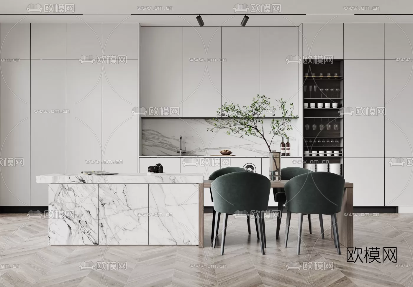 Kitchen 3D Scenes – 1029