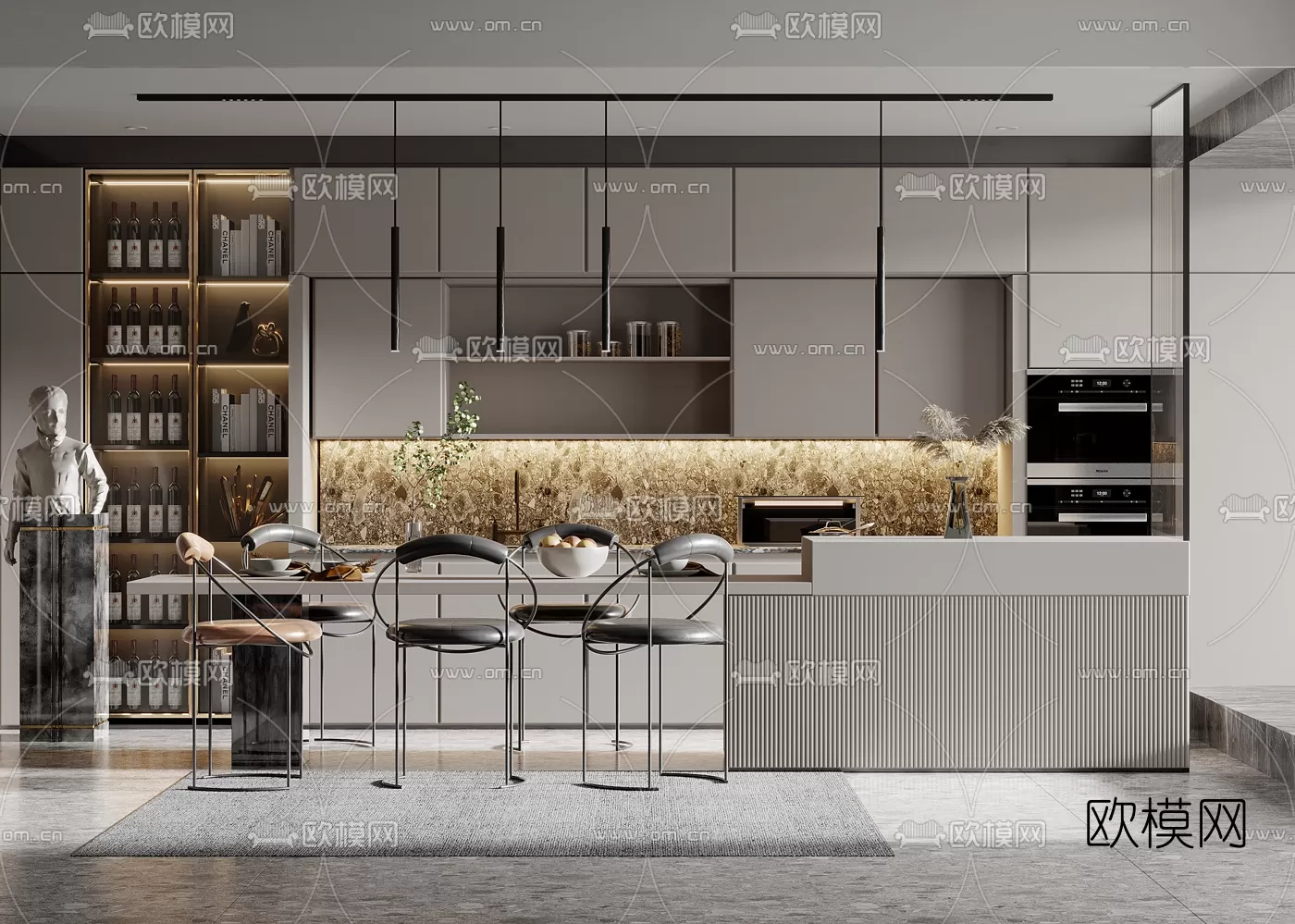 Kitchen 3D Scenes – 1031