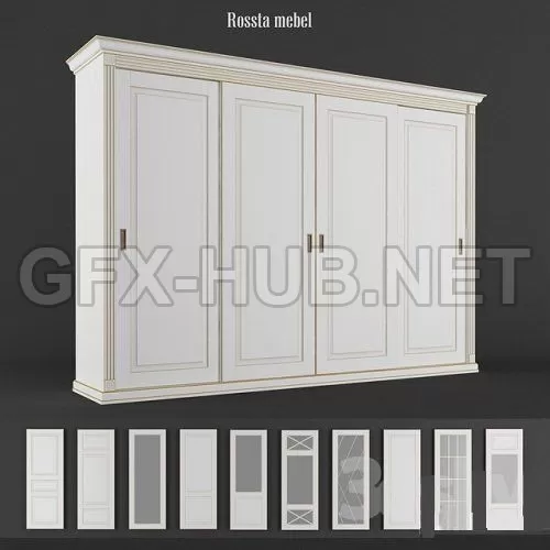 4-door wardrobe Rossta furniture – 204847 4-door wardrobe Rossta furniture – 204847