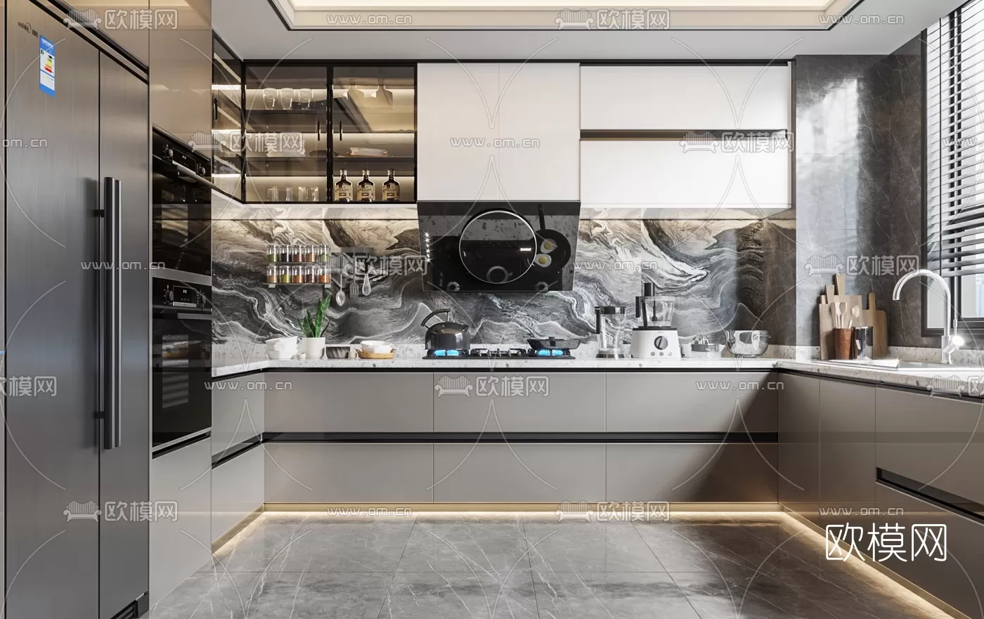 Kitchen 3D Scenes – 1042