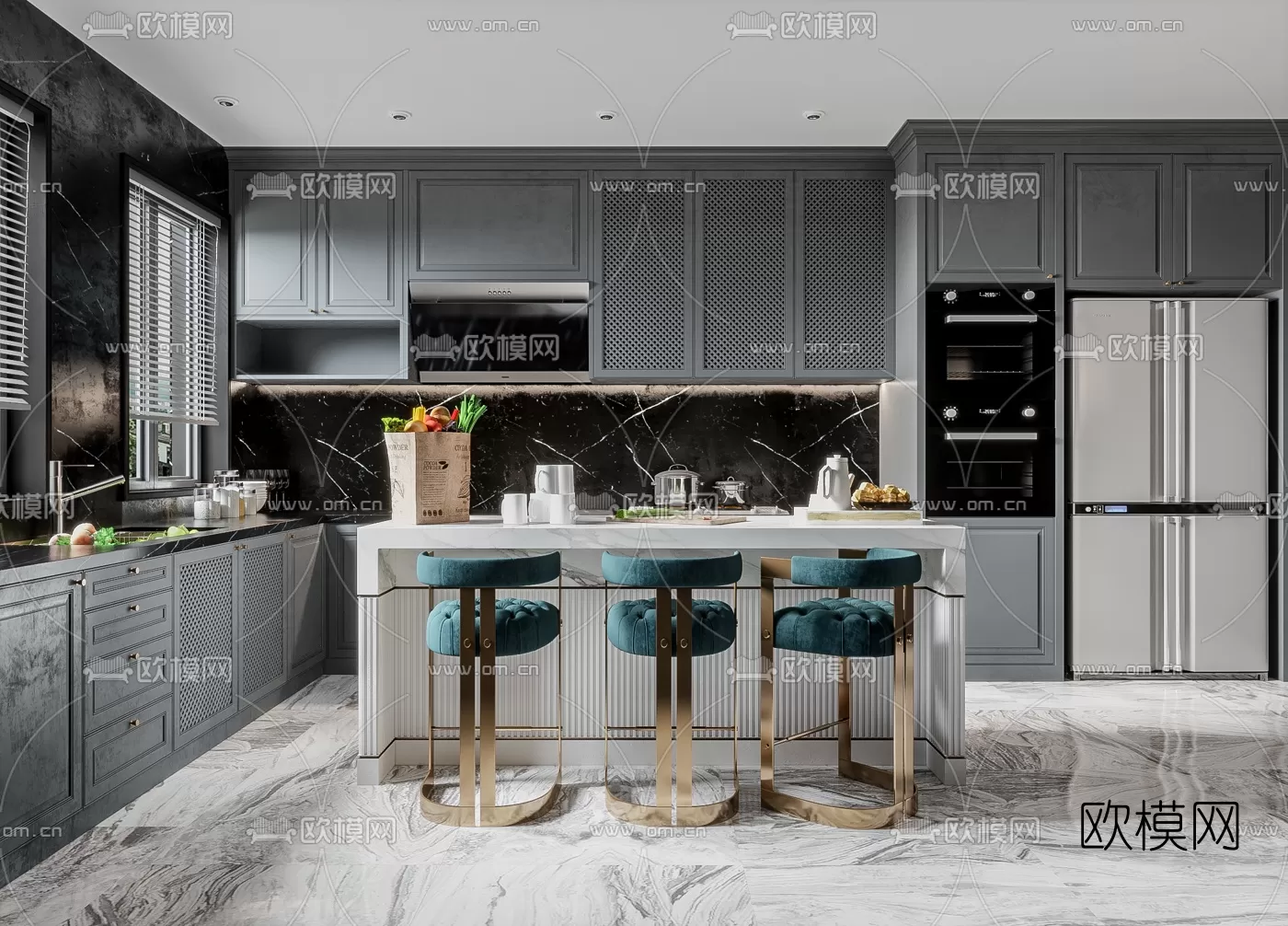 Kitchen 3D Scenes – 1043