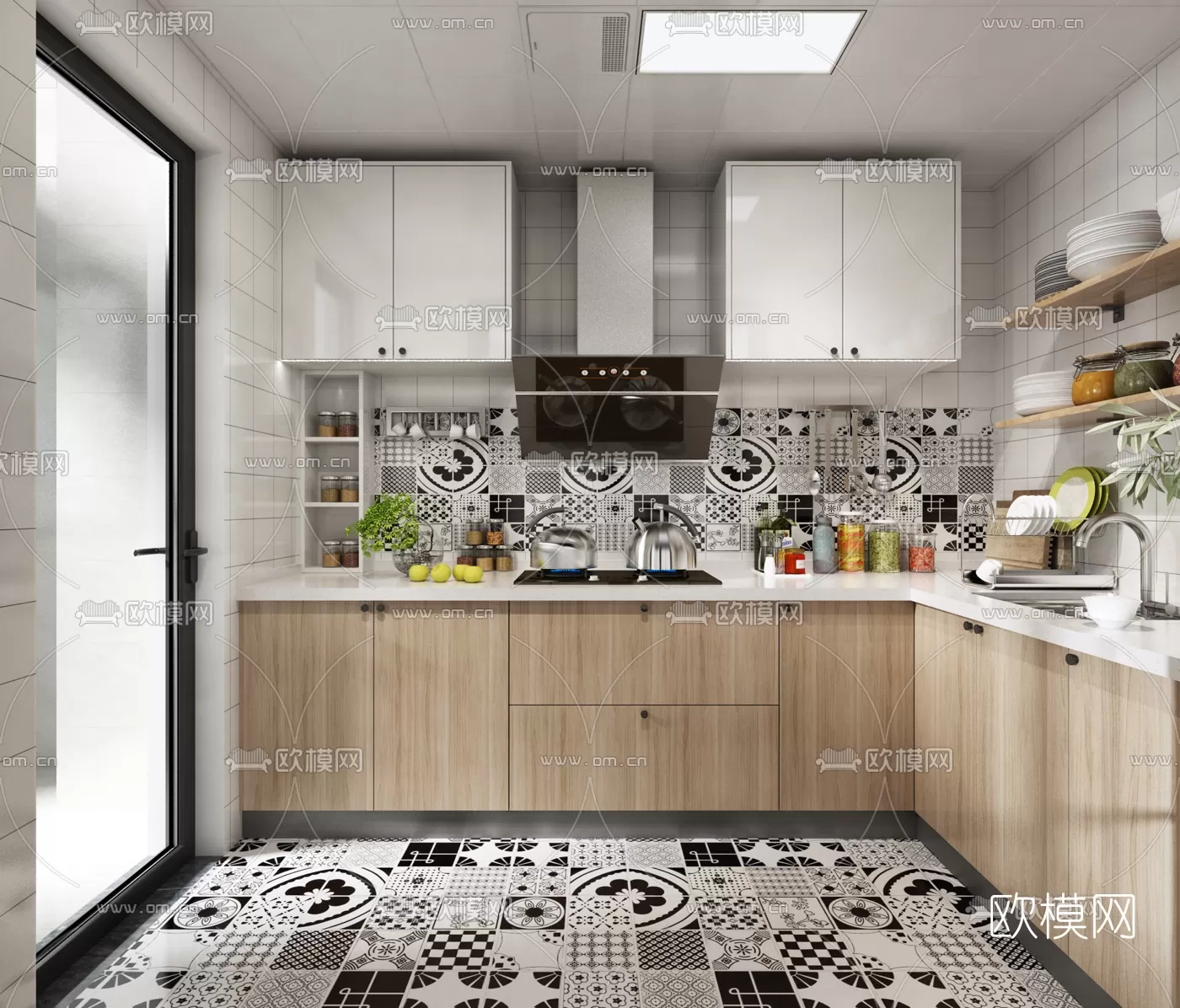 Kitchen 3D Scenes – 1045