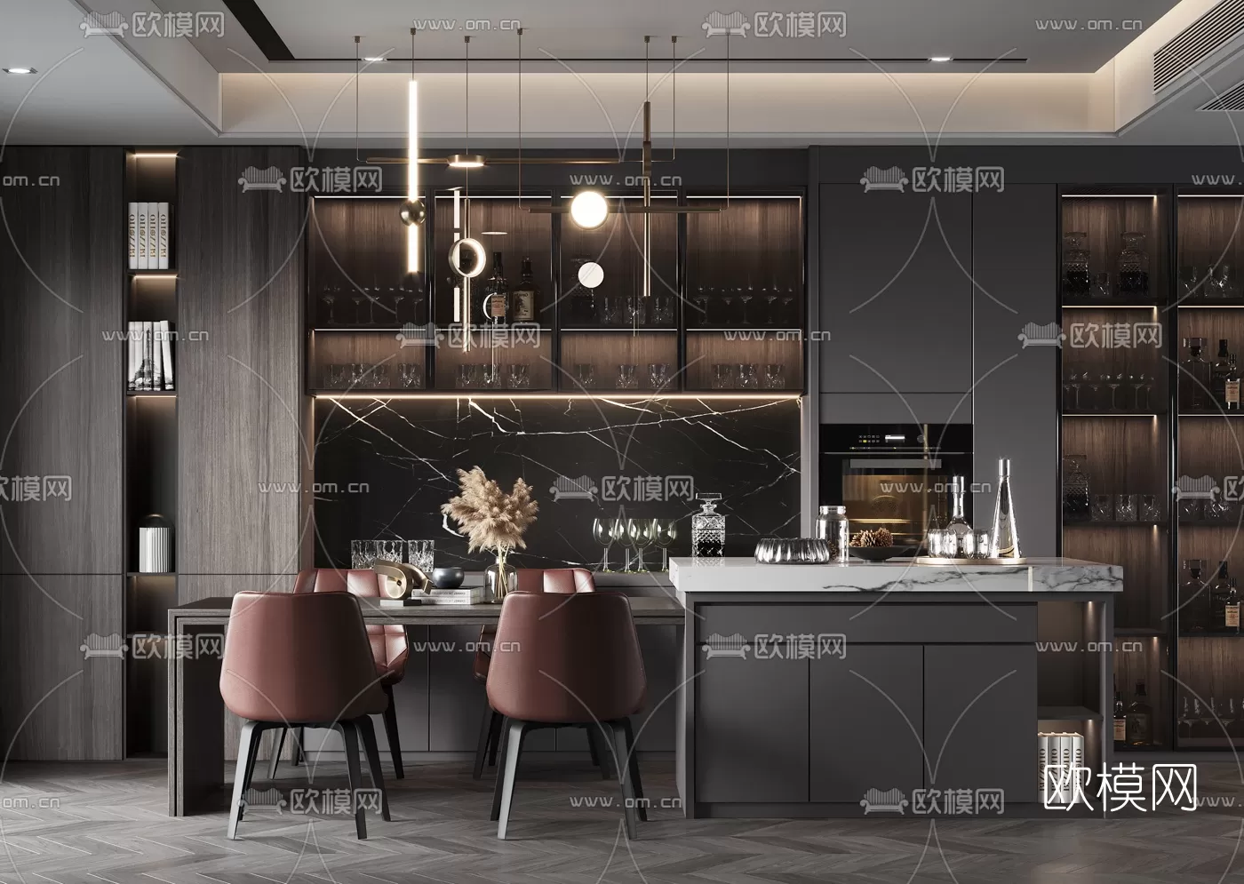 Kitchen 3D Scenes – 1049