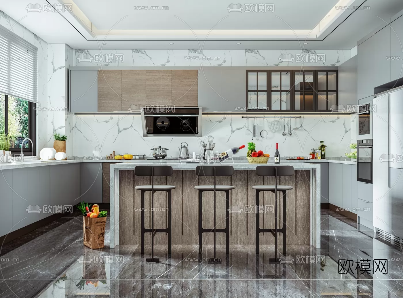 Kitchen 3D Scenes – 1051