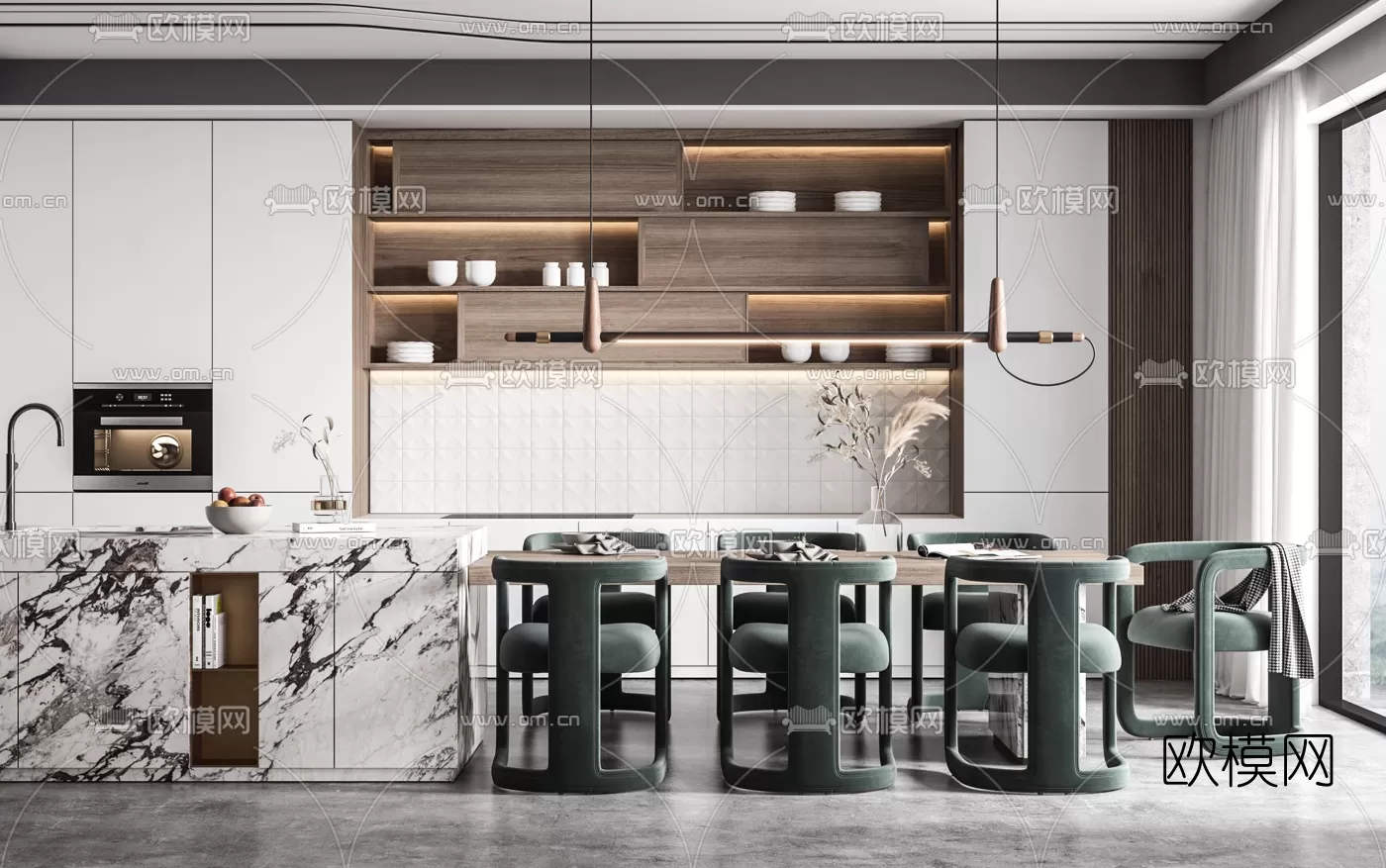 Kitchen 3D Scenes – 1053