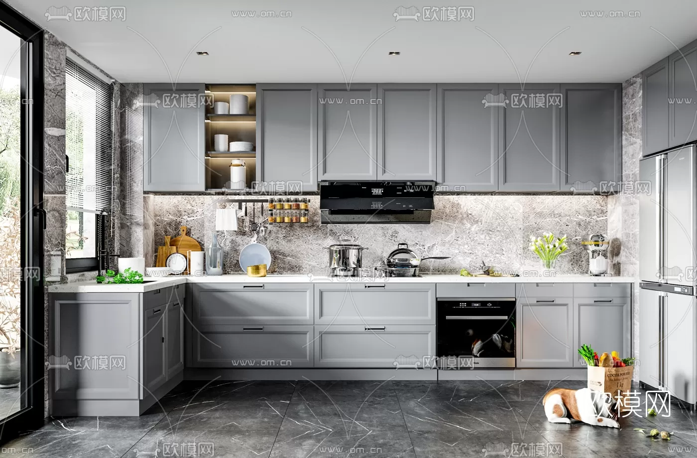 Kitchen 3D Scenes – 1055