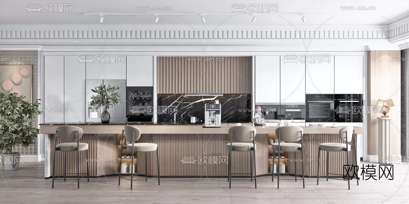 Kitchen 3D Scenes – 1060