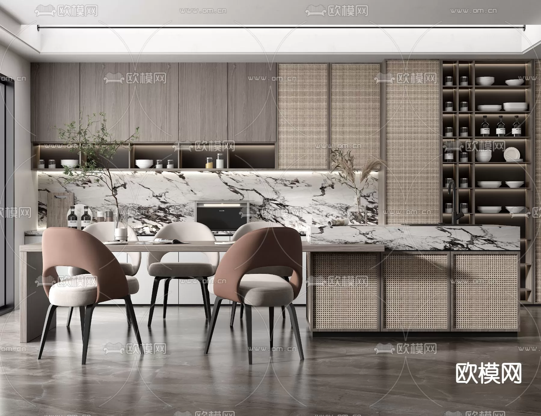 Kitchen 3D Scenes – 1077