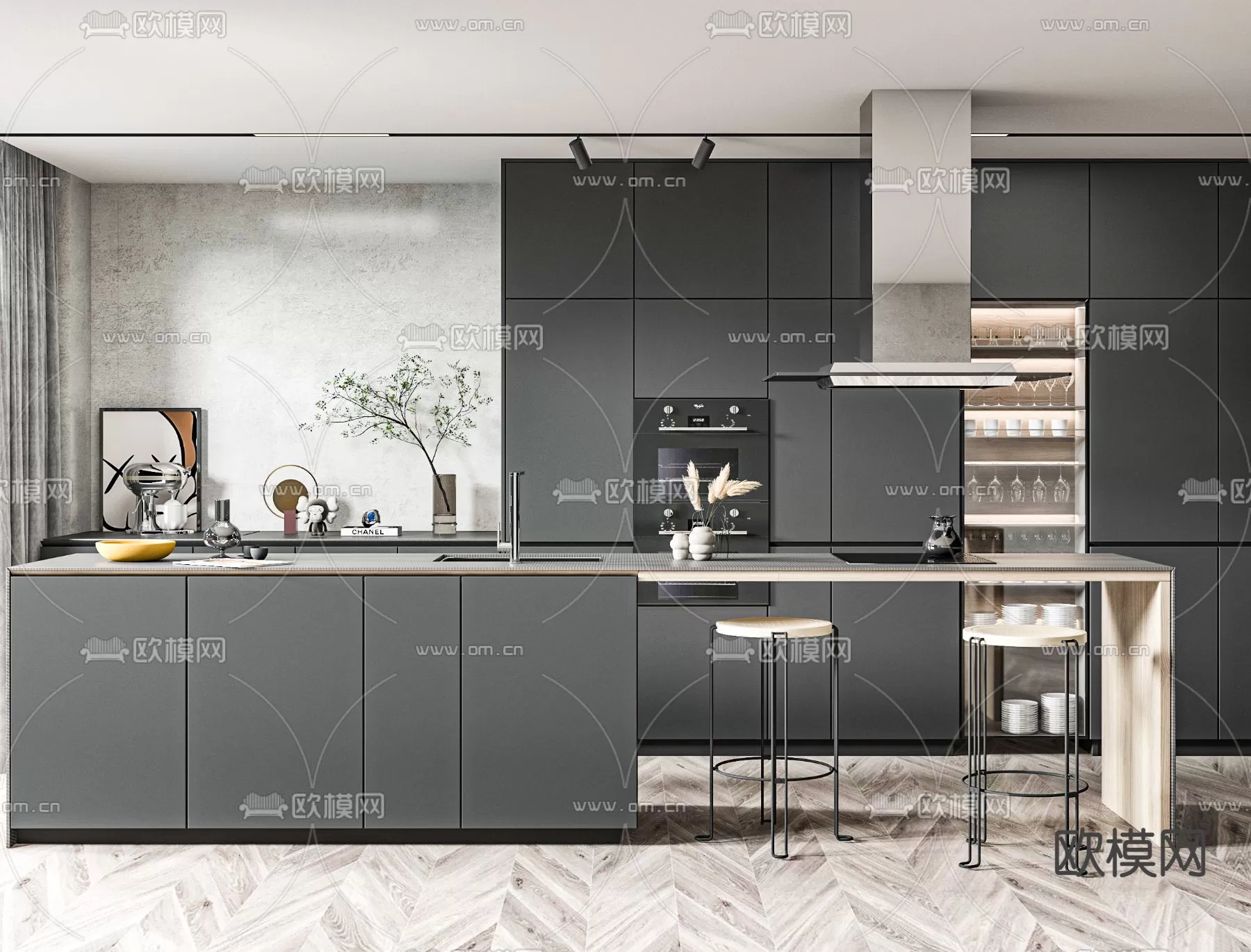 Kitchen 3D Scenes – 1080