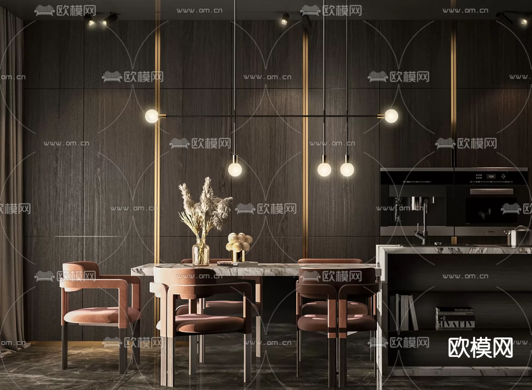 Kitchen 3D Scenes – 1081