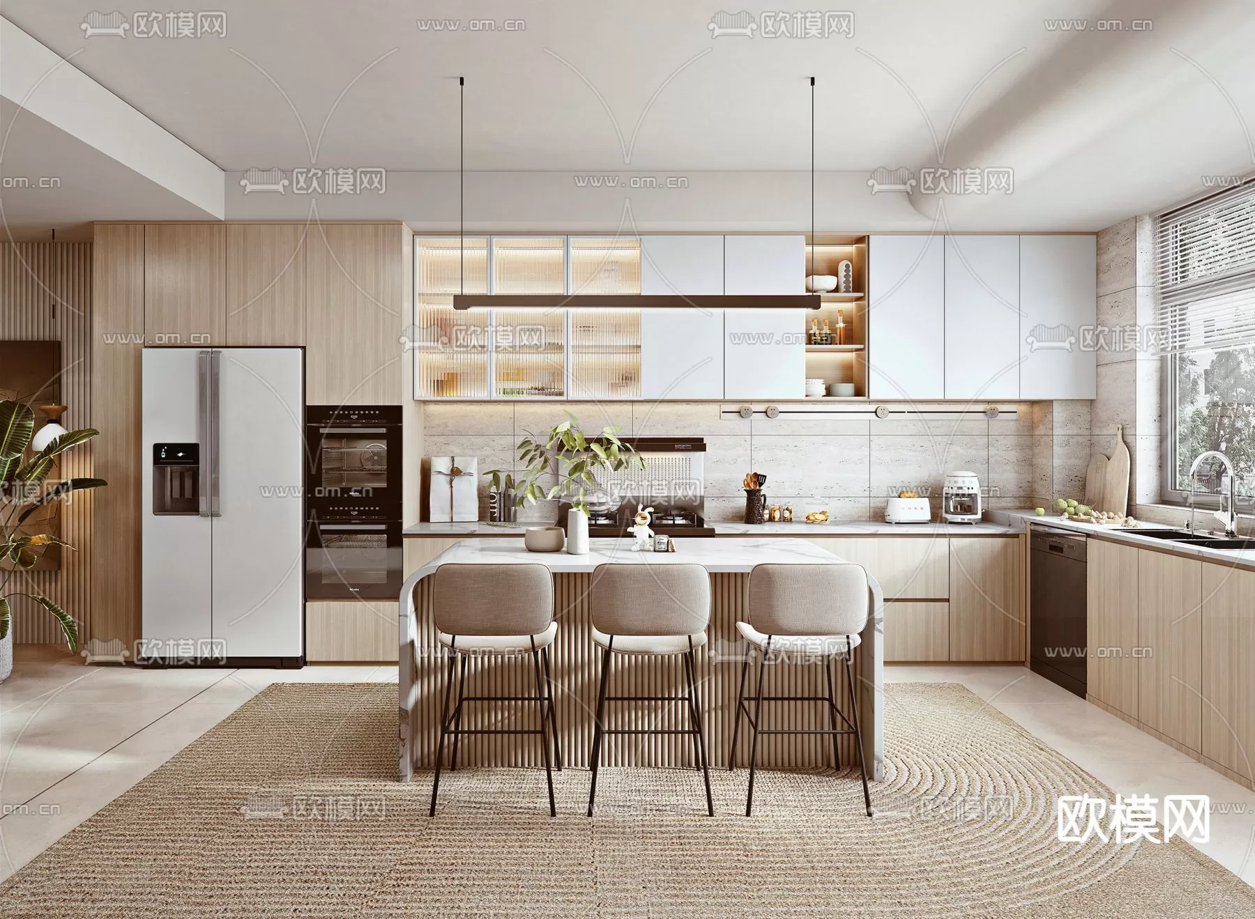 Kitchen 3D Scenes – 1082