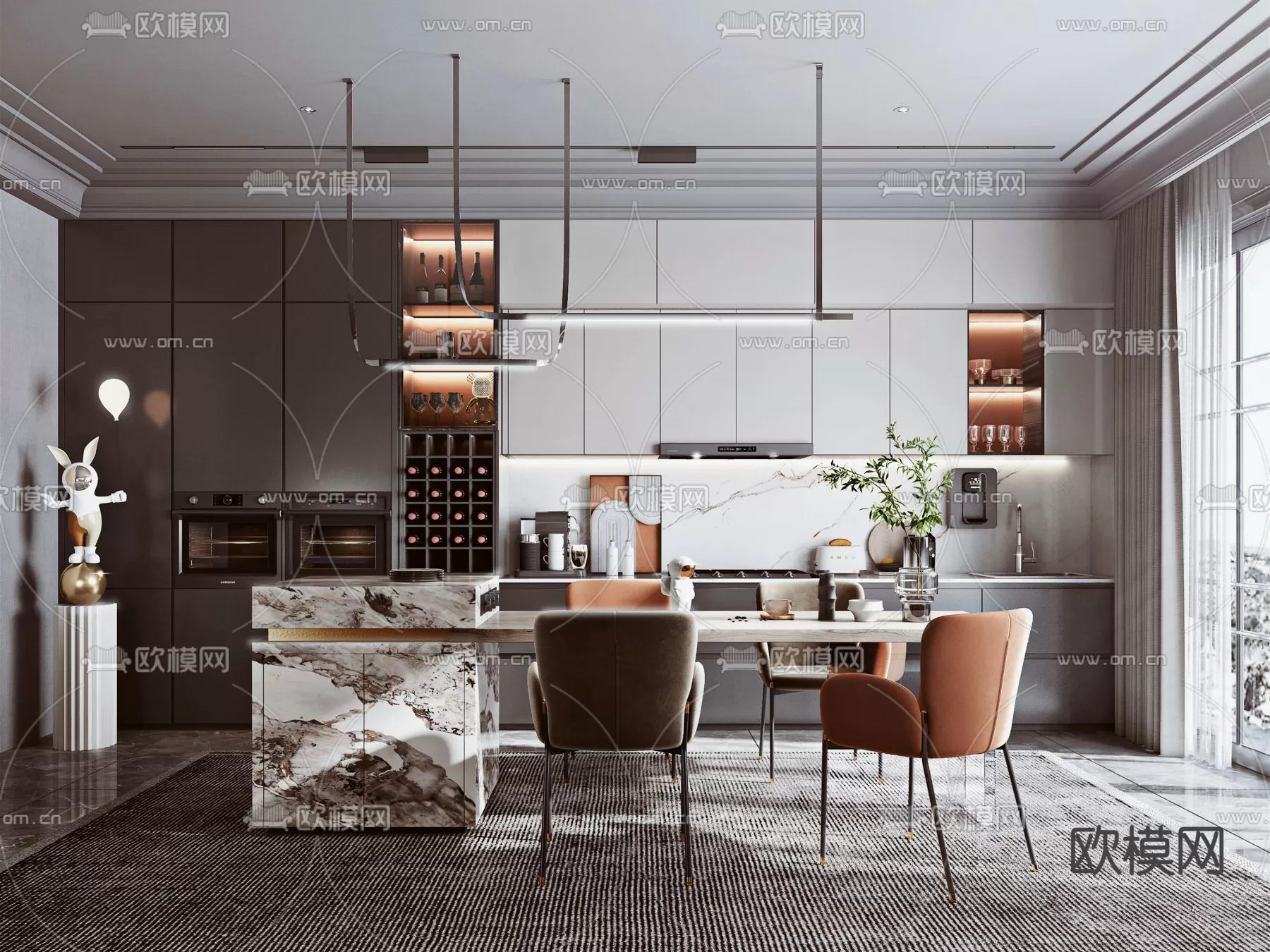 Kitchen 3D Scenes – 1083