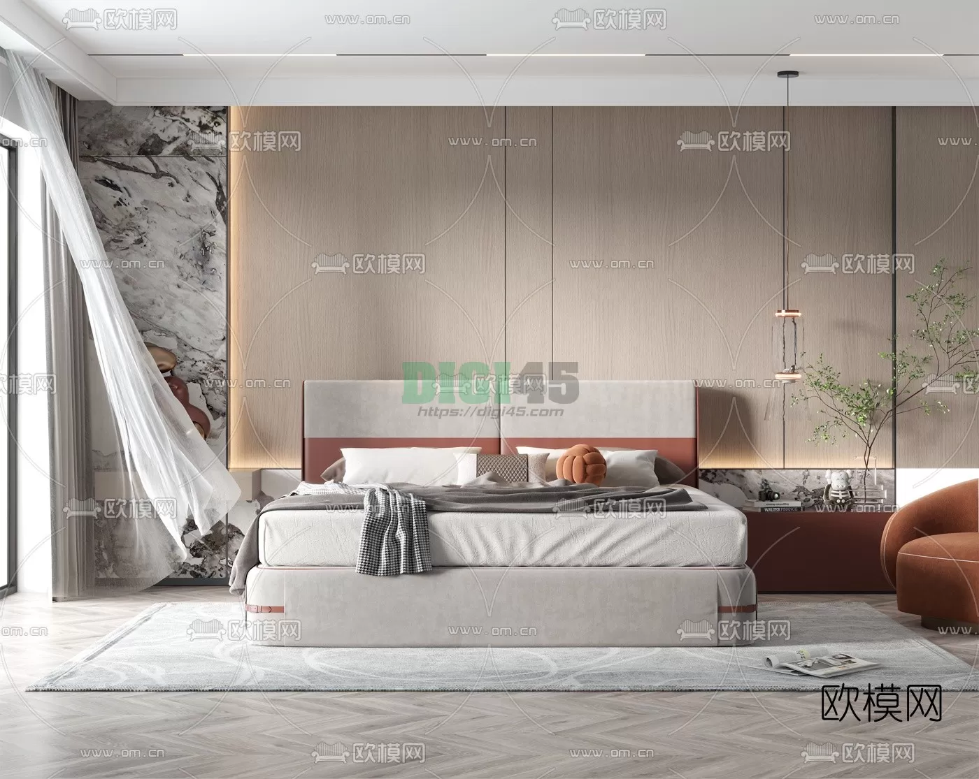 Bedroom 3D Scenes – 1084 Bedroom 3D Scenes – 1084