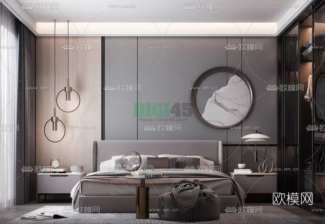 Bedroom 3D Scenes – 1094 Bedroom 3D Scenes – 1094