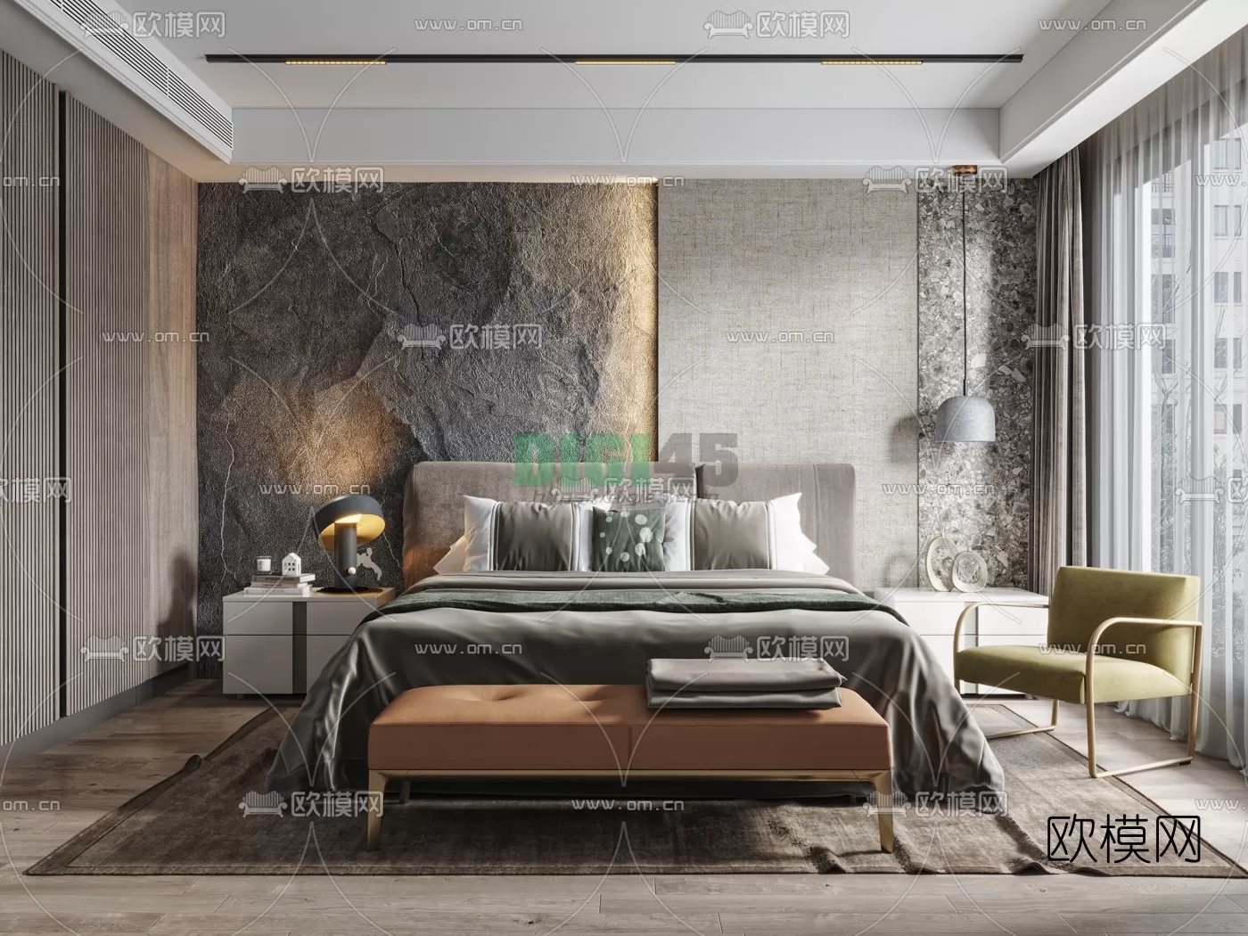 Bedroom 3D Scenes – 1096 Bedroom 3D Scenes – 1096