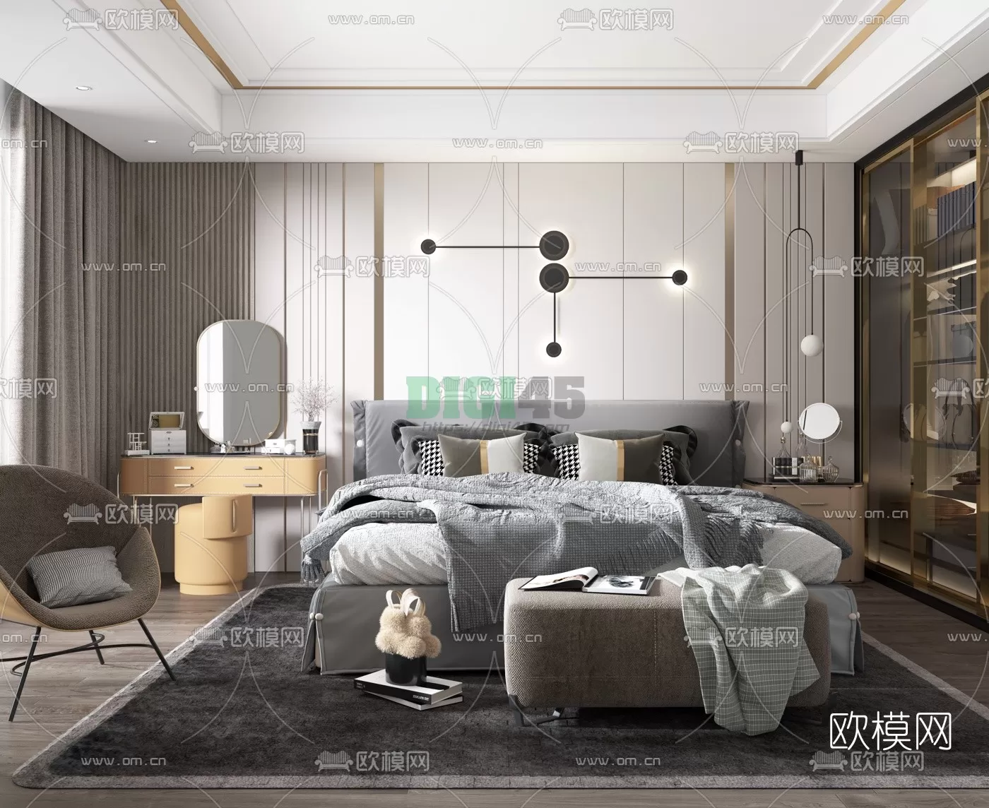 Bedroom 3D Scenes – 1101 Bedroom 3D Scenes – 1101