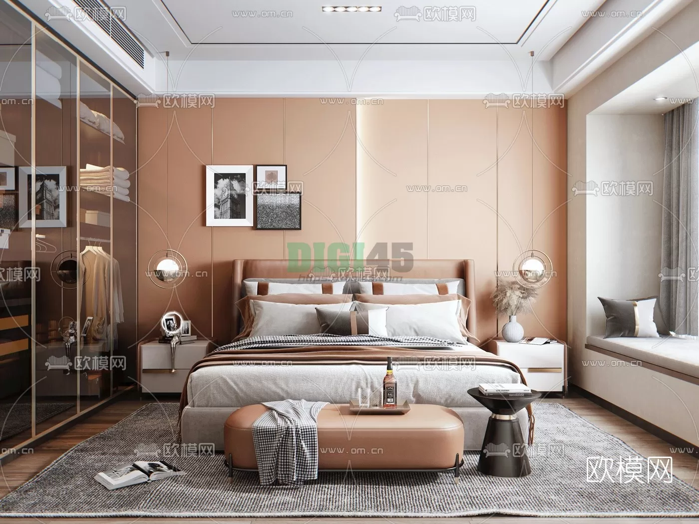 Bedroom 3D Scenes – 1103 Bedroom 3D Scenes – 1103