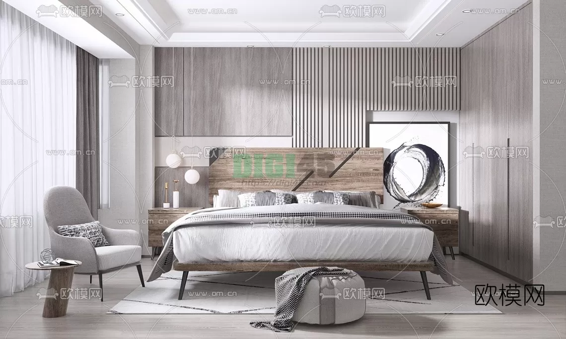Bedroom 3D Scenes – 1108 Bedroom 3D Scenes – 1108