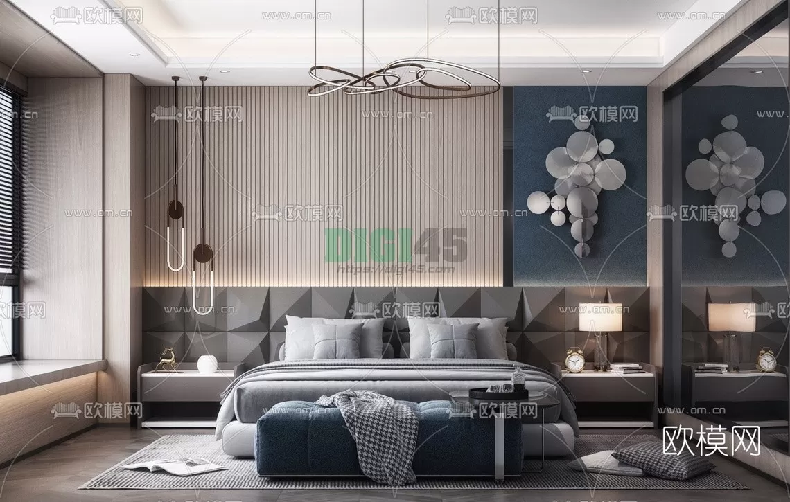 Bedroom 3D Scenes – 1109 Bedroom 3D Scenes – 1109