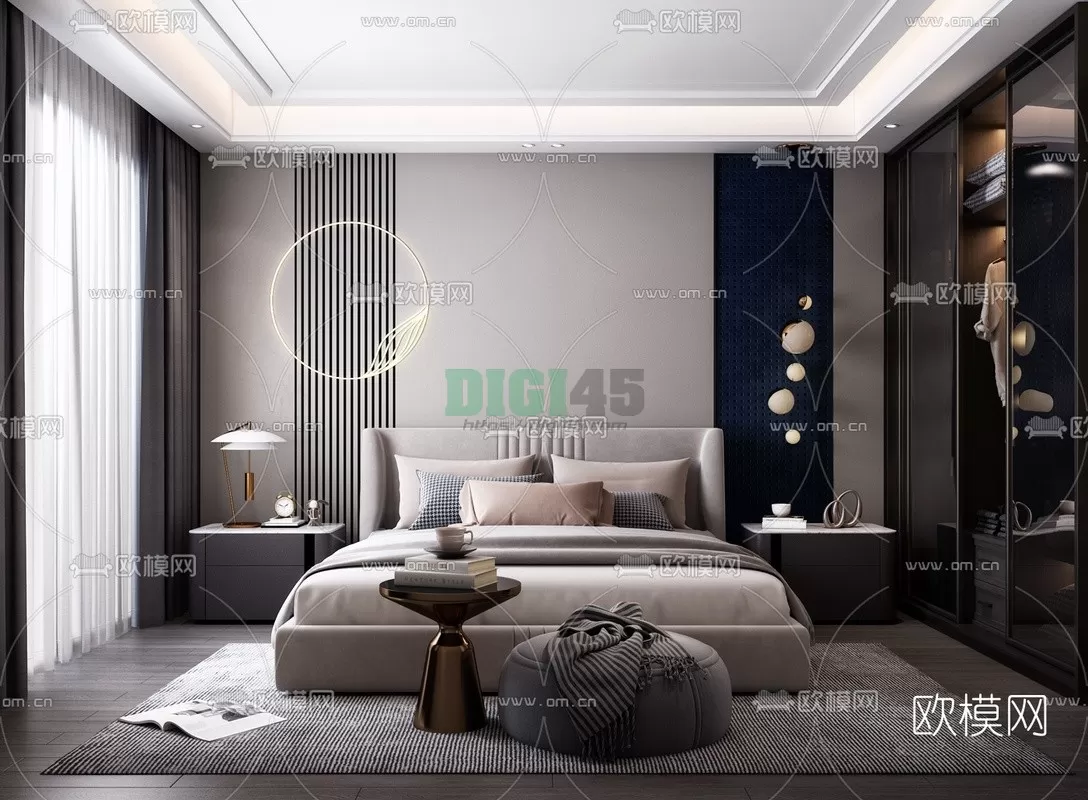 Bedroom 3D Scenes – 1110 Bedroom 3D Scenes – 1110