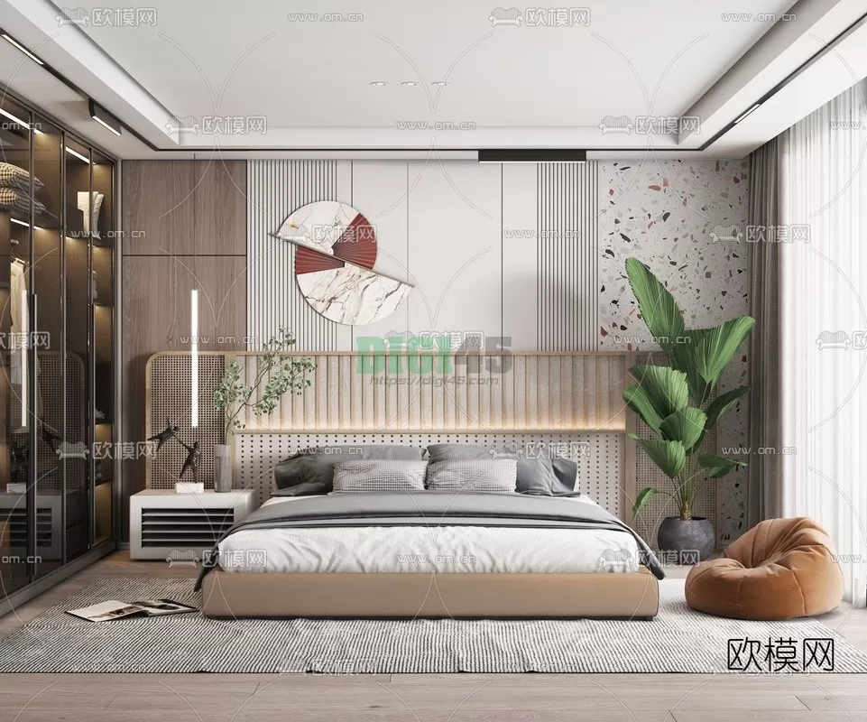 Bedroom 3D Scenes – 1112 Bedroom 3D Scenes – 1112