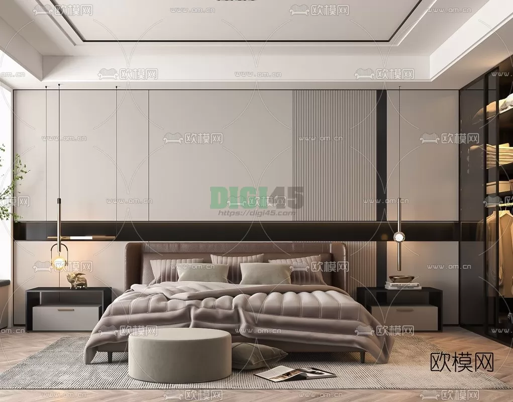 Bedroom 3D Scenes – 1113 Bedroom 3D Scenes – 1113