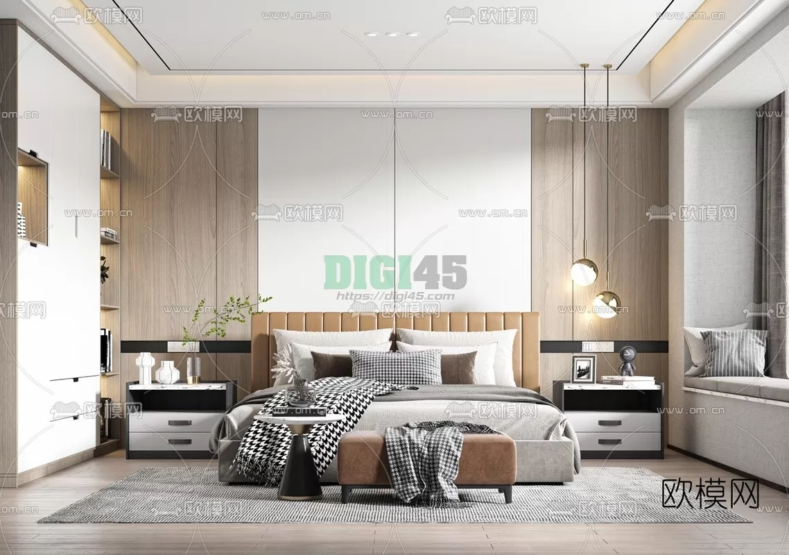 Bedroom 3D Scenes – 1114 Bedroom 3D Scenes – 1114