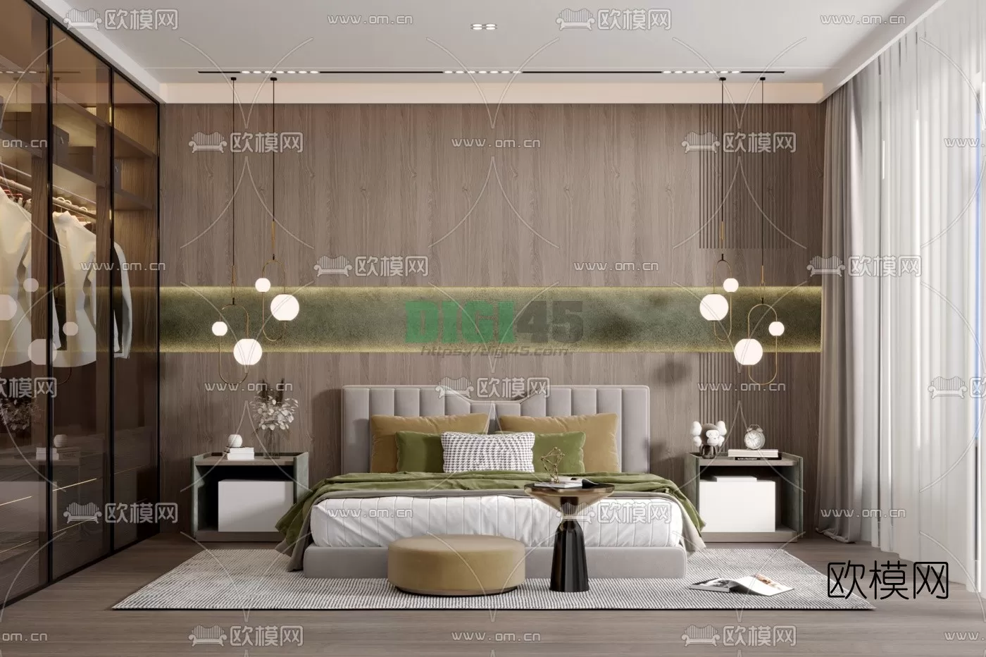 Bedroom 3D Scenes – 1115 Bedroom 3D Scenes – 1115