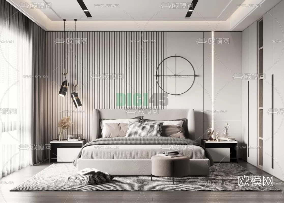 Bedroom 3D Scenes – 1116 Bedroom 3D Scenes – 1116